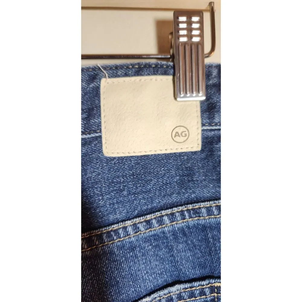 AG Adriano Goldschmied Women's High Rise Jeans in Dark Blue - Picture 8 of 16